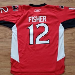 Ottawa Senators Mike Fisher #12 Jersey Youth L/XL